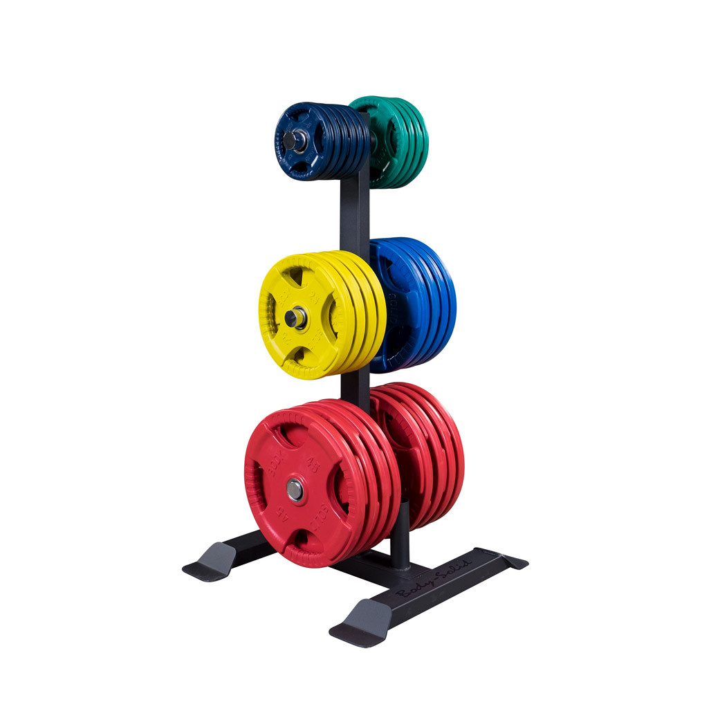 Body-Solid GWT56 Olympic Plate Tree and Bar Holder GWT56 - Storage