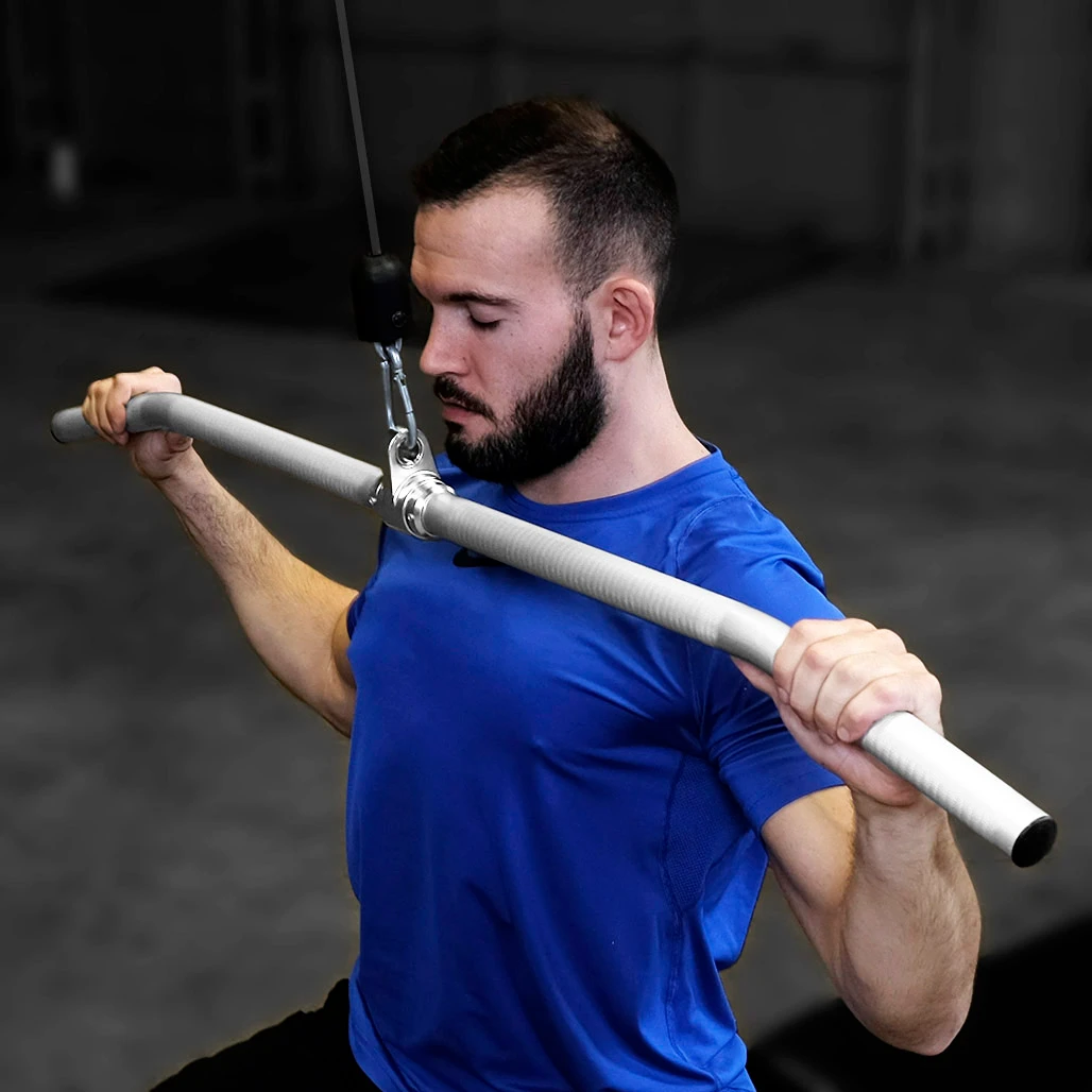 Body-Solid Aluminum 48" Revolving Multi-Grip Lat Bar