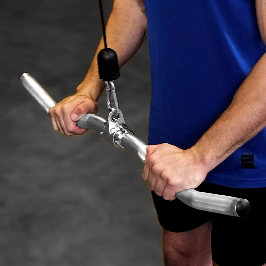 Body-Solid Aluminum Revolving Curl Cable Bar