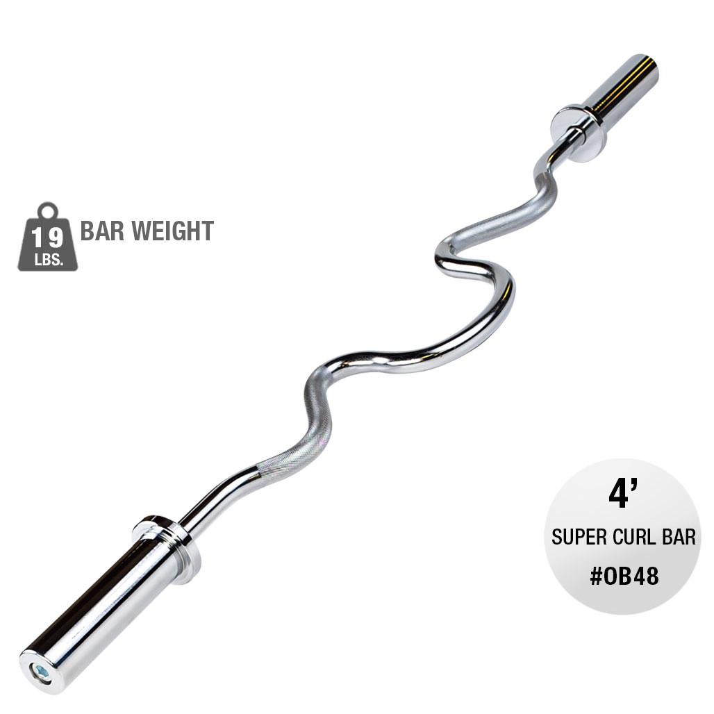 Body-Solid Super Curl 48 in. Olympic Bar