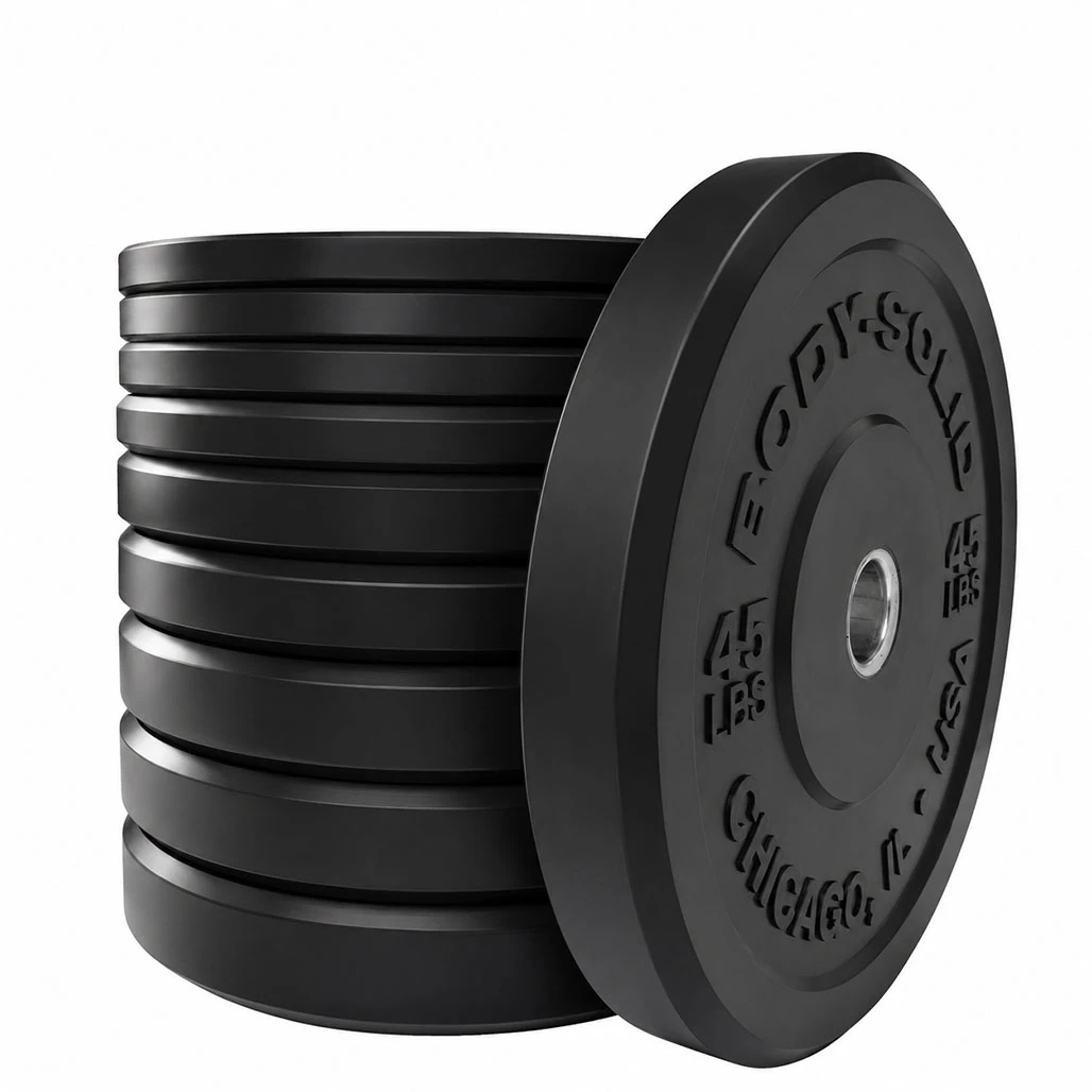 260 lb. Chicago Extreme Bumper Plate Set, SHIPPING INCLUDED
