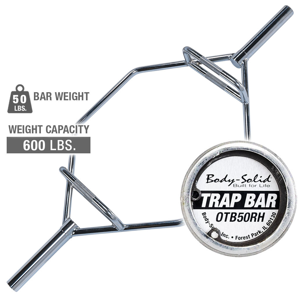 Body-Solid Olympic Trap Bar - Thumbnail 3