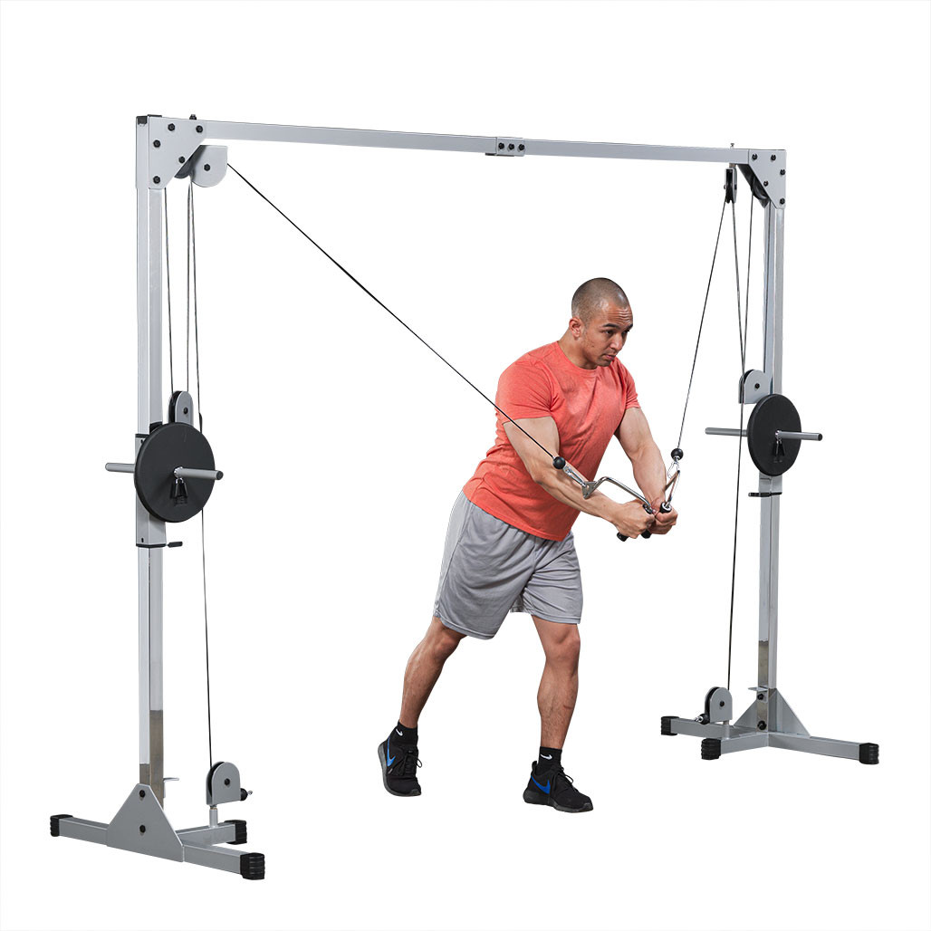 Cable Machine Homemade Exercise Tricep Rope Diy Homemade Pulley