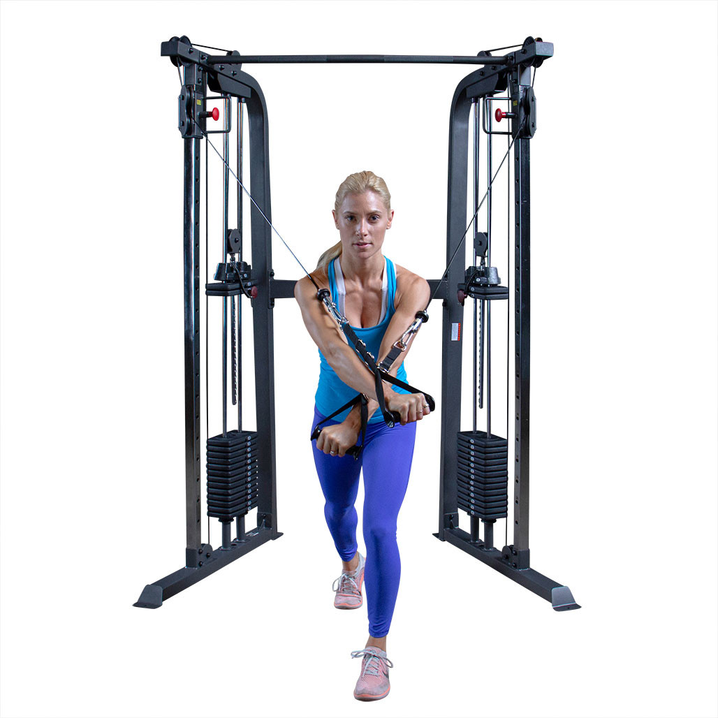 Standing Chest Fly on the Powerline Functional Trainer