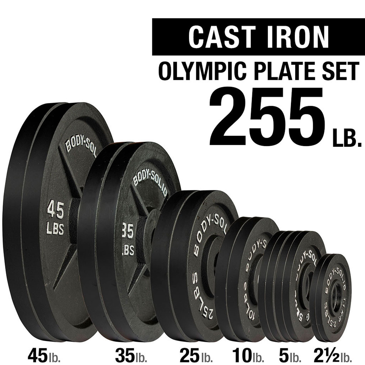 Cast Iron Olympic Plates – Northern Fitness