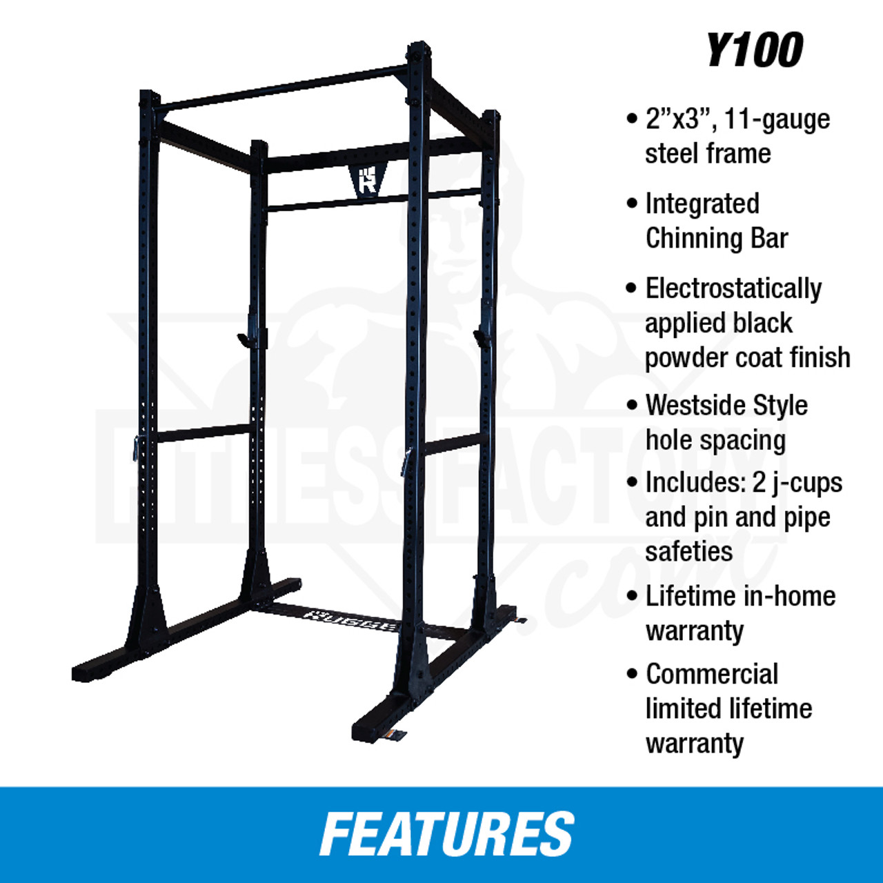 Rugged Fitness Power Rack