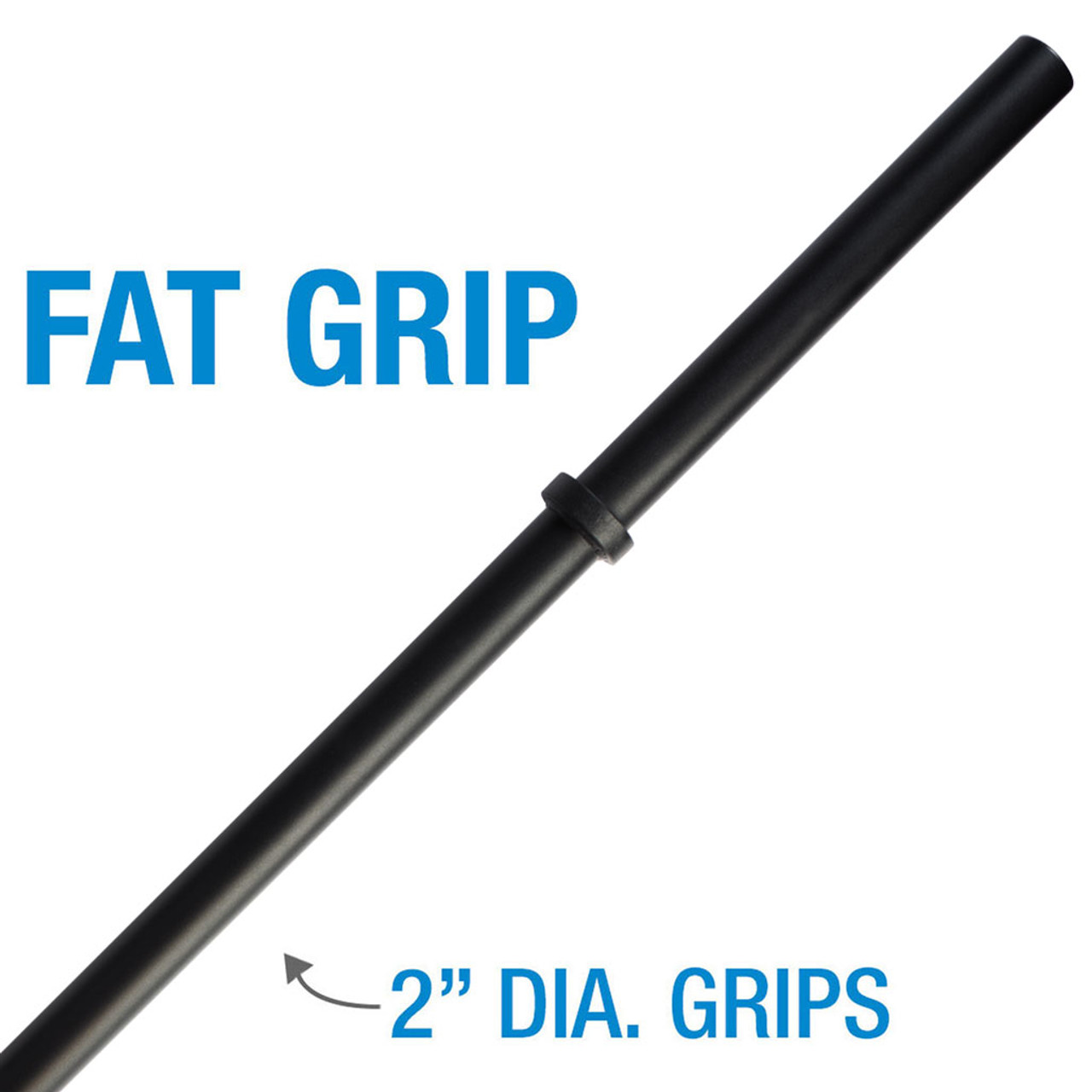 Body Solid Tools OB86FG Fat Grip Olympic Bar