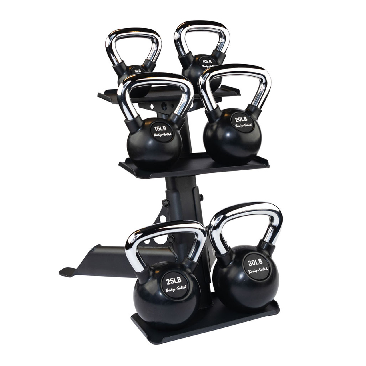 Body solid 2025 kettlebell rack