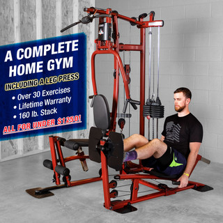 EXM1LPS Home Gym with Leg Press, Built by Body-Solid Exclusively for Fitness Factory