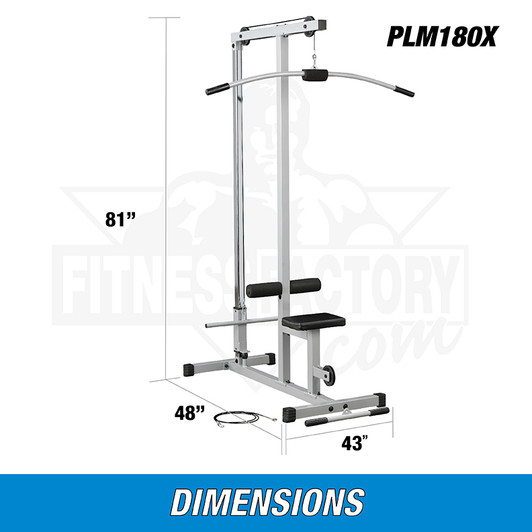 Lat Pulldown on the Powerline Lat Machine