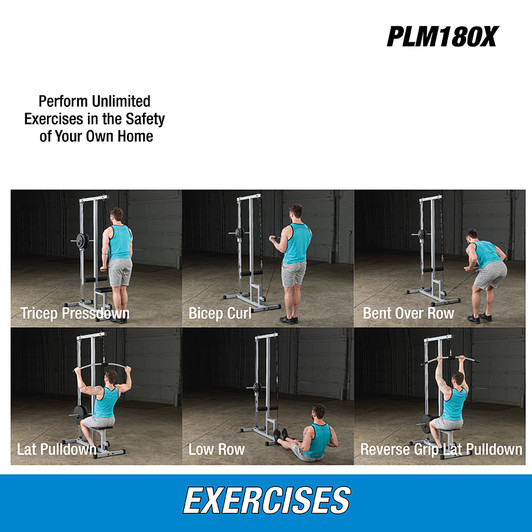 Lat Pulldown on the Powerline Lat Machine