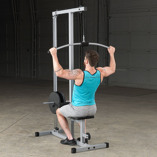 Lat Pulldown on the Powerline Lat Machine