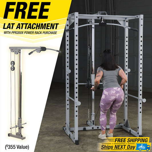 Powerline PPR200X Power Rack - with FREE Lat Attachment