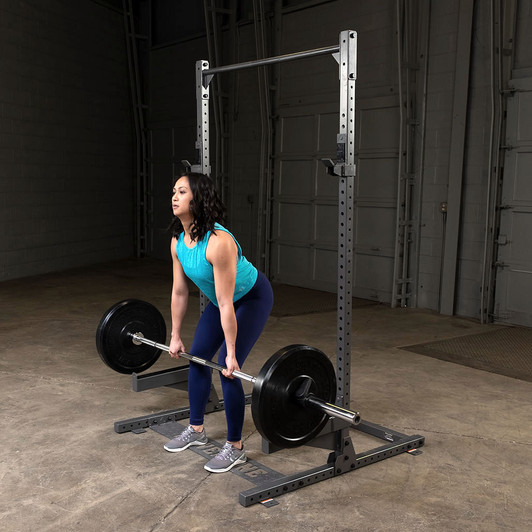 Deadlifts on the PPR500 Half Rack
