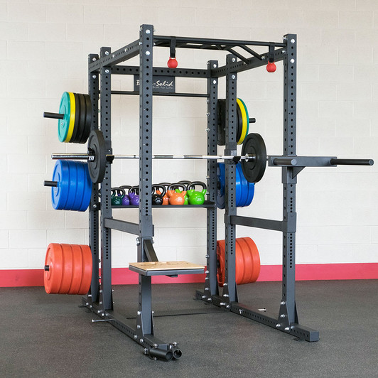 Body-Solid SPR1000BACKP4 Commercial Power Rack Gym Package