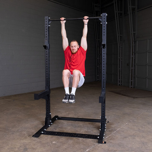 Knee Raise on the Body-Solid SPR500 Commercial Half Rack