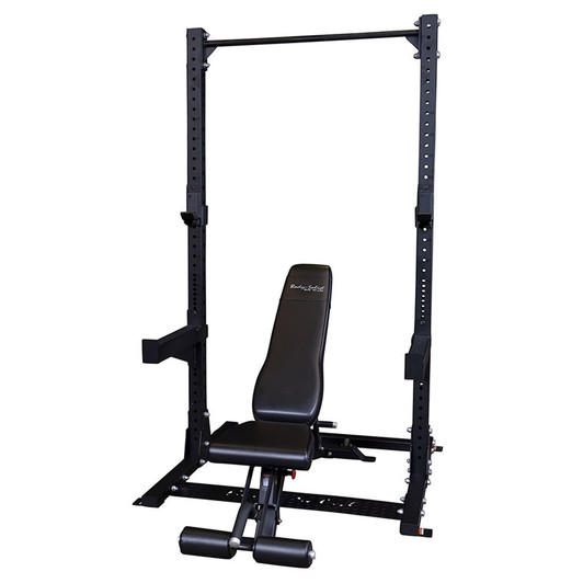 Body-Solid Pro ClubLine Half Rack with Adjustable Bench