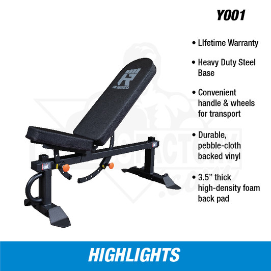 Rugged Flat Incline Bench