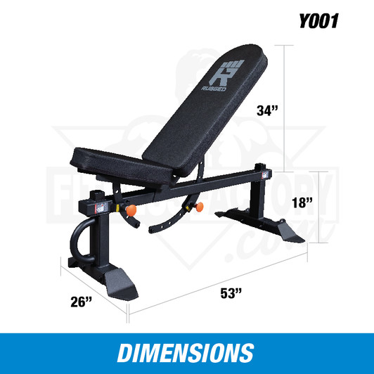 Rugged Flat Incline Bench