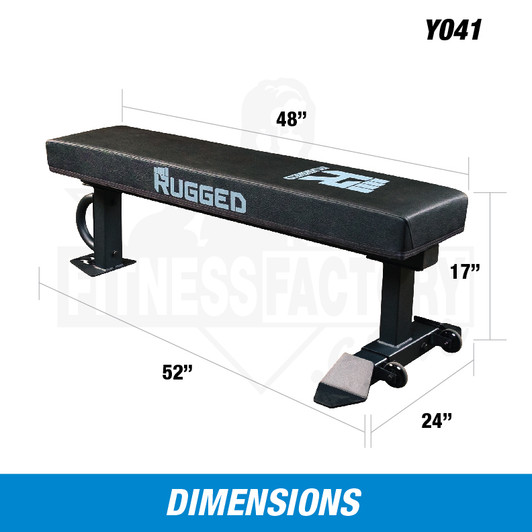 Rugged XL Flat Bench