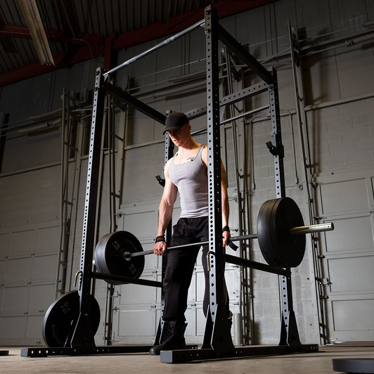 Deadlifts on the Rugged Power Rack