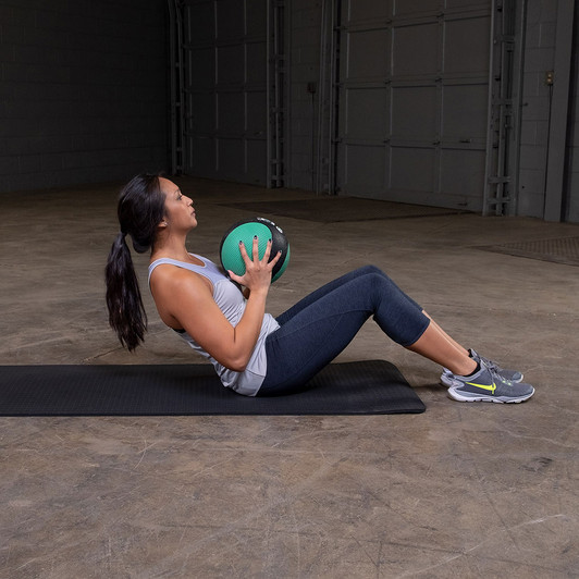 Sit Ups with Body-Solid Tools Premium Medicine Balls