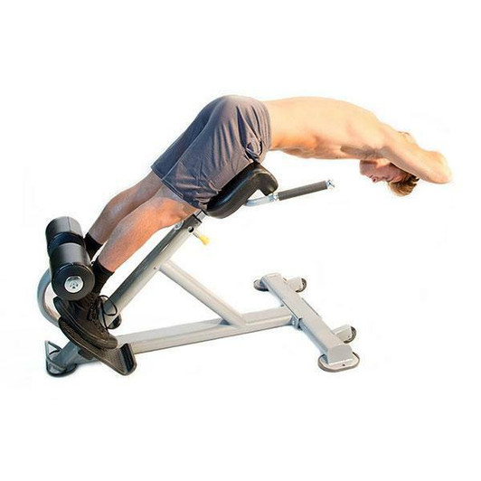 Hyperextensions on the Lumbar X Back Hyperextension Bench