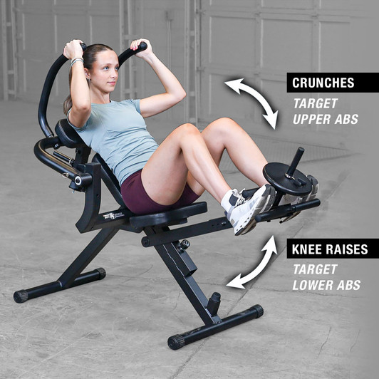 Best Fitness Semi-Recumbent Ab Bench
