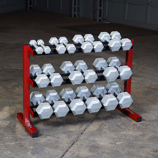 Best Fitness Dumbbell Rack with optional dumbbells