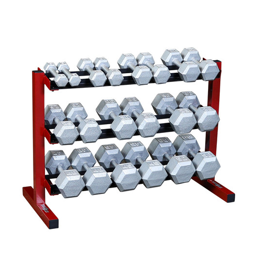 Best Fitness Dumbbell Rack with optional dumbbells