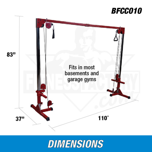 Best Fitness BFCCO10 Cable Crossover