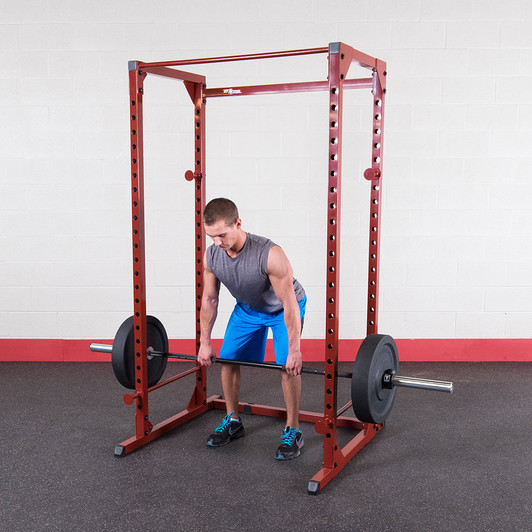 Deadlift on the Best Fitness Power Rack