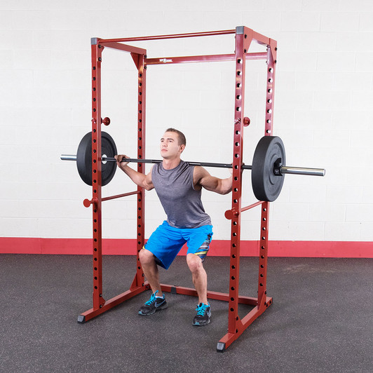 Squats on the Best Fitness Power Rack