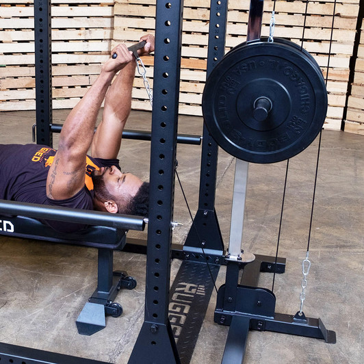 Rugged Power Rack with Lat