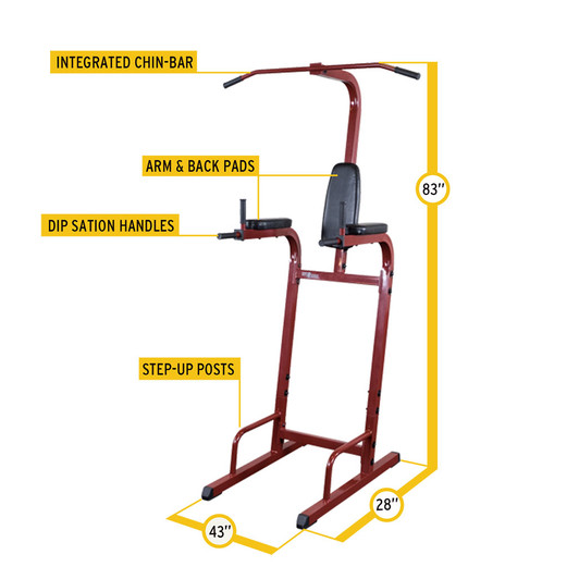 Best Fitness Vertical Knee Raise