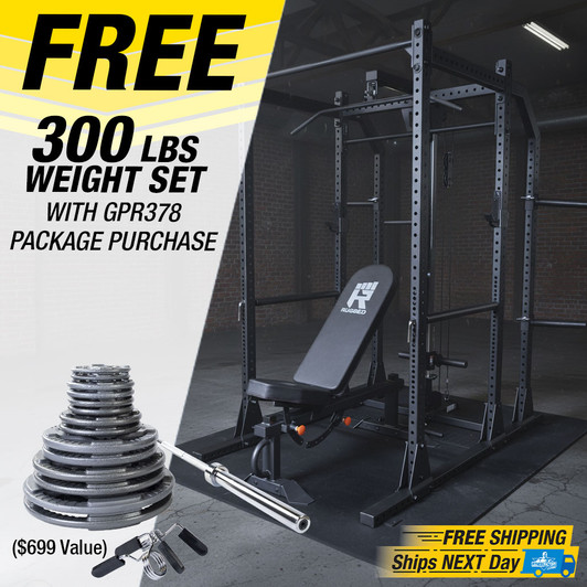 Rugged Y100 MAX Extended Power Rack Package