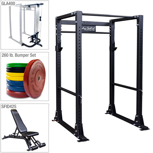 Body-Solid Elite GPR400 Power Rack Package