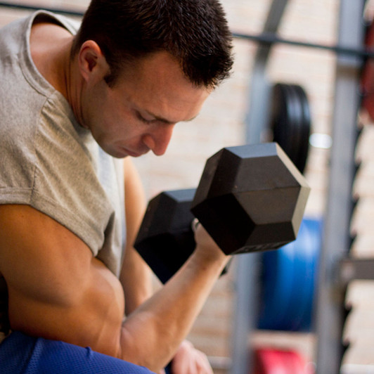 Body-Solid 5-70lb. Rubber Dumbbell Package with Rack