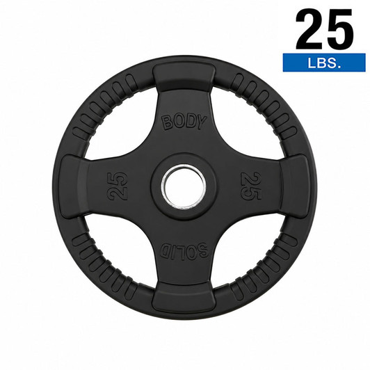 25 lb. Single Rubber Grip Plate