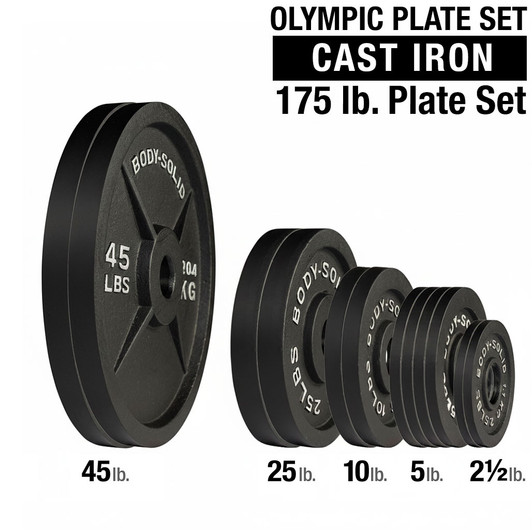 Body-Solid OSB - 175 lbs. Plate Set