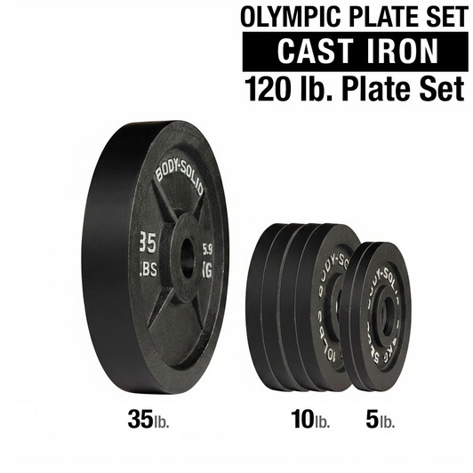 Body-Solid OSB - 120 lbs. Plate Set