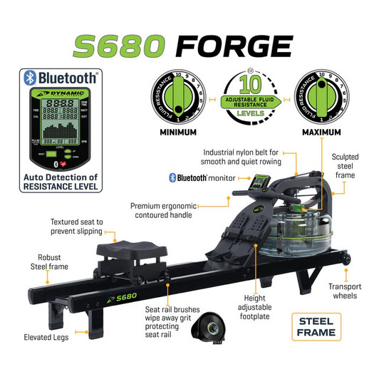 Dynamic Fluid S660 Rower