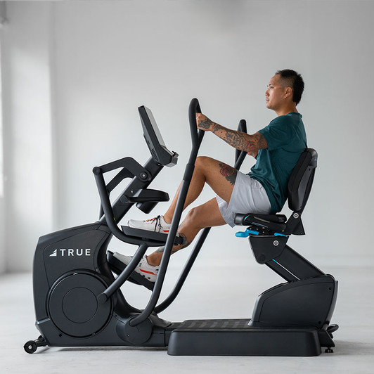 TRUE Apex Recumbent Elliptical with Console