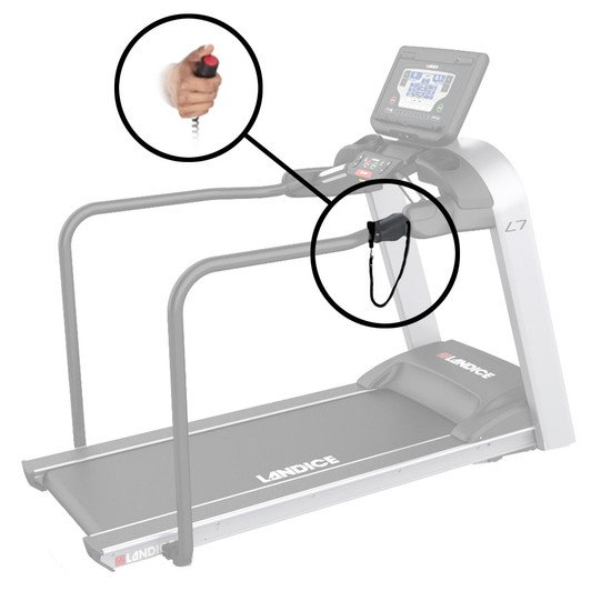 Landice Hand Help Remote Start-Stop Switch for Rehabilitation Treadmills
