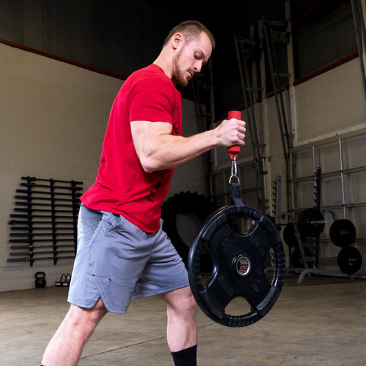 Curls with the Body-Solid Tools Nunchuck Grips and optional weight