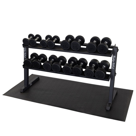5-40 lb. Round Rubber Coated Dumbbell Package