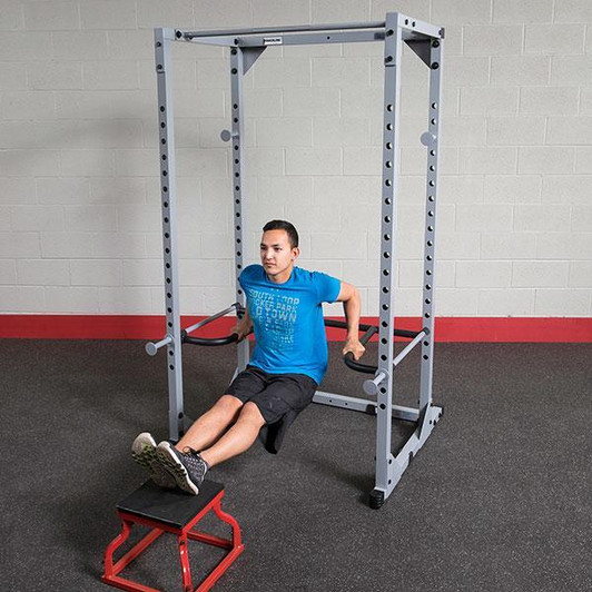 Bench Dips on the Power Rack Dip Attachment