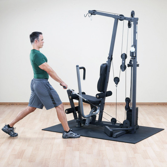 Standing Row on the Body-Solid G1S Multi-Station Gym