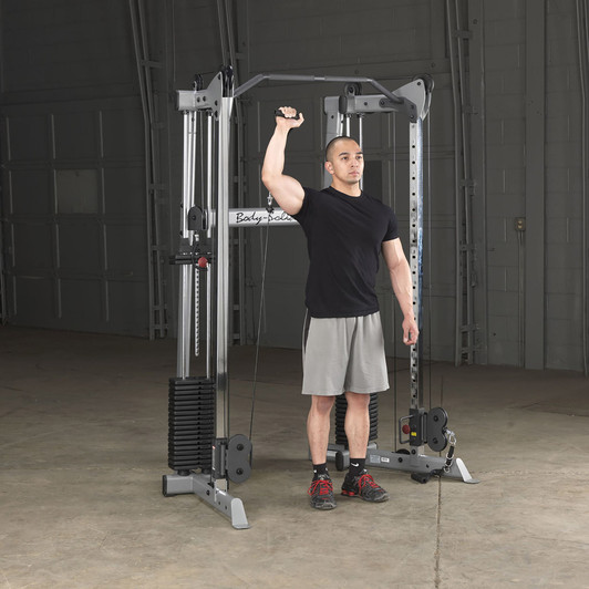 One Arm Overhead Press on the Body-Solid Compact Functional Trainer