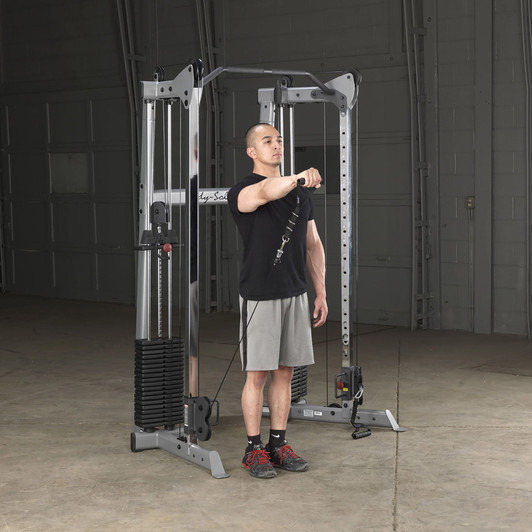 One Arm Deltoid Raise on the Body-Solid Compact Functional Trainer